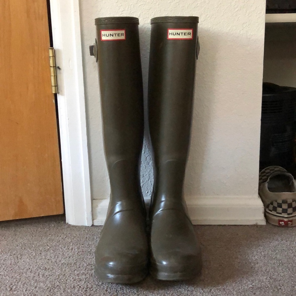 Hunter Rain Boots (green)